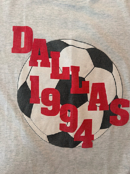 VTG Dallas 1994 World Cup Art Tshirt, Size Medium