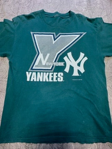 Vintage New York Yankees Alternate Color Green 2000 XL