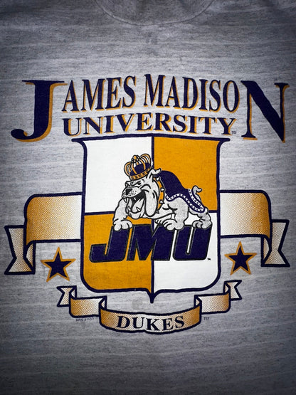 Vintage James Madison University Dukes JMU Size Large College NCAA