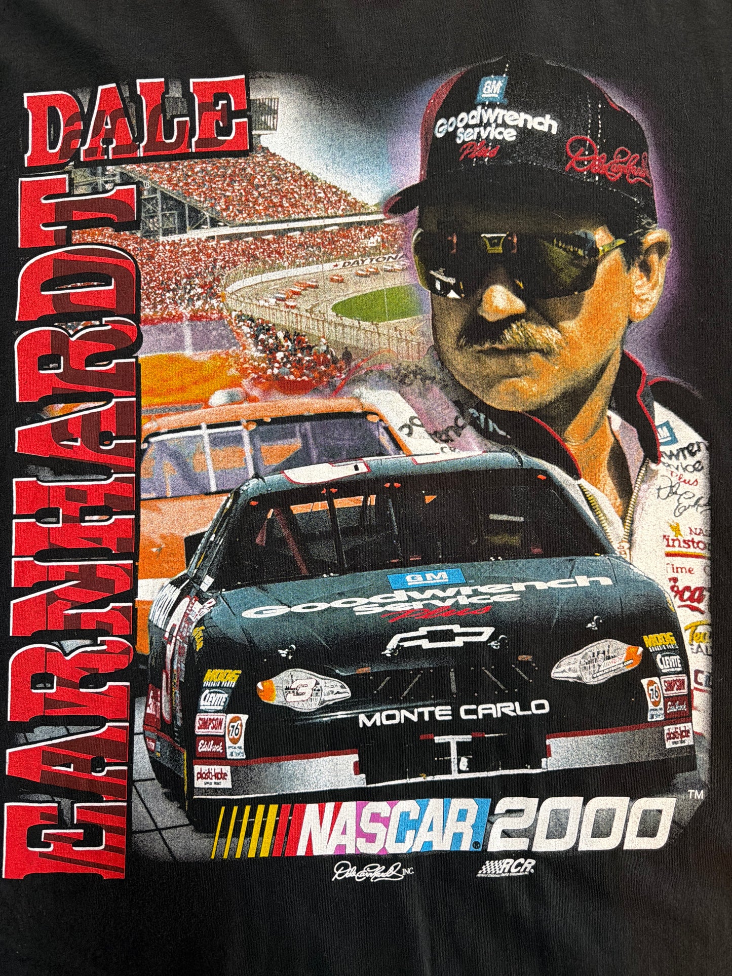 2000 Dale Earnhardt NASCAR Winston Cup Schedule XL
