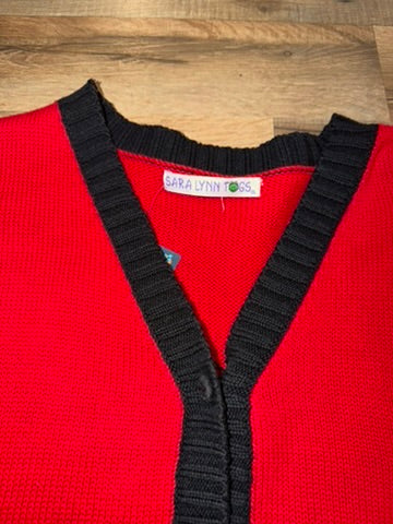 North Carolina State University Wolfpack Knit Vest Large Red