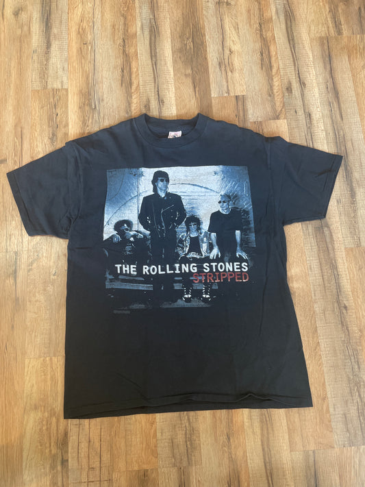 1996 Rolling Stones Black T-Shirt Size L