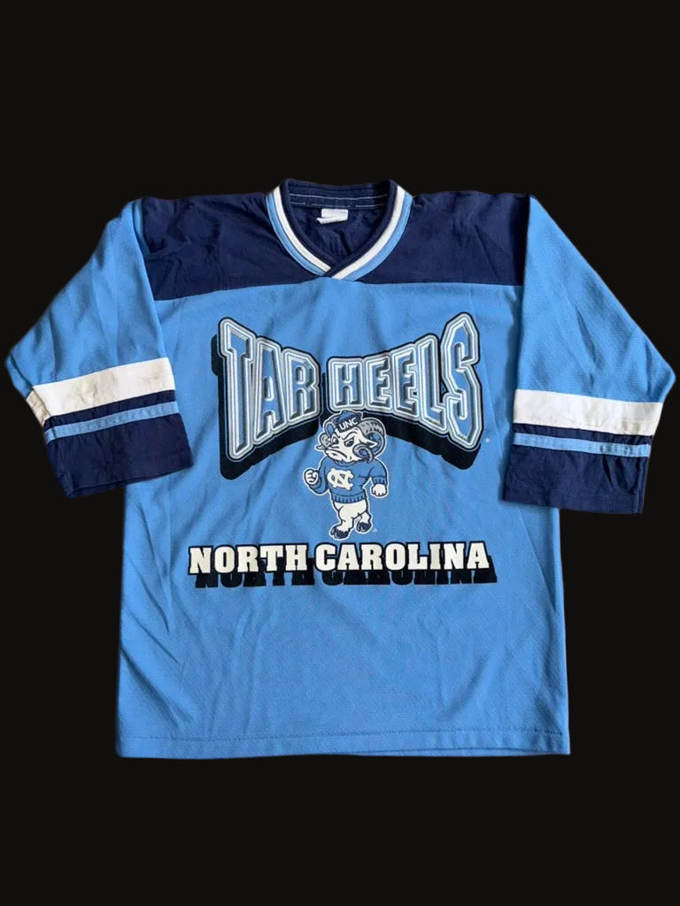 University of North Carolina Chapel Hill Hockey Jersey Style Shirt Youth XL Blue