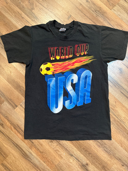 1994 World Cup USA Soccer Single Stitch Giant IFC Tshirt, Size L