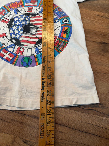 1993 Fearless USA Soccer Tshirt, Size Adult Extra Small
