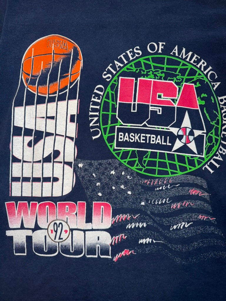 1992 Dream Team USA Basketball Stedman Medium Navy