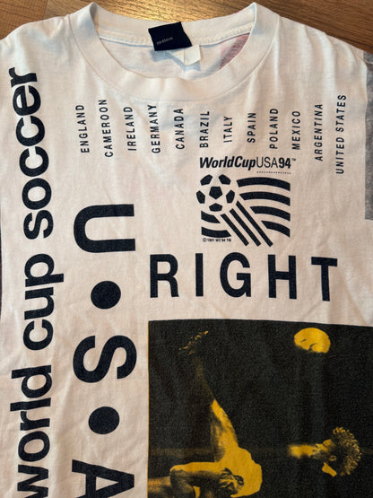 1994 FIFA World Cup Soccer USA AOP Tshirt, Size L