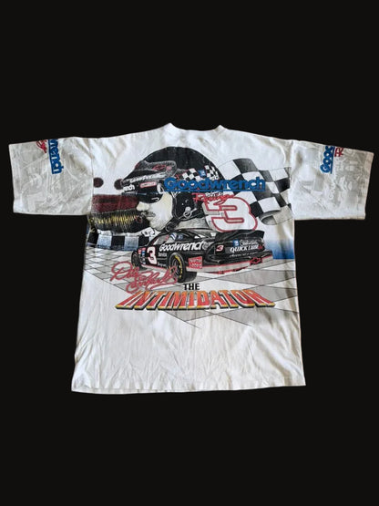 1995 Dale Earnhardt The Intimidator Goodwrench Racing #3 NASCAR AOP XL White