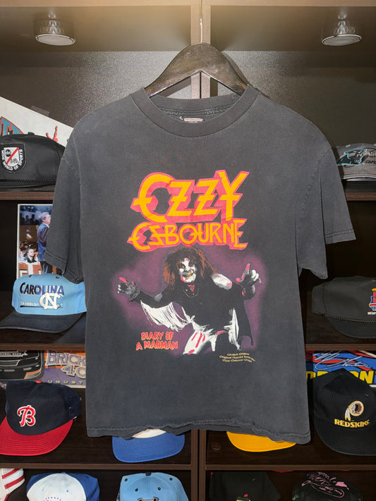 Ozzy Osbourne Diary of a Madman Tour Shirt Wonderland Tag Size Medium