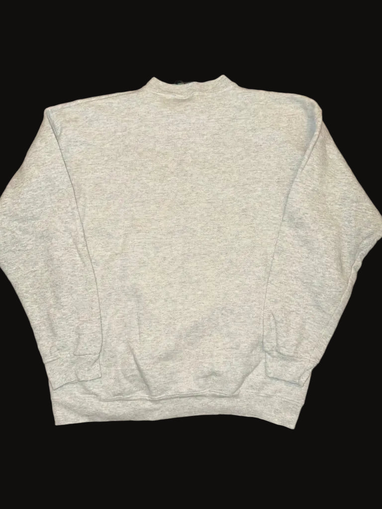 1995 Green Bay Packers Necessary Roughness Lee Sports Crewneck Sweater XL Grey