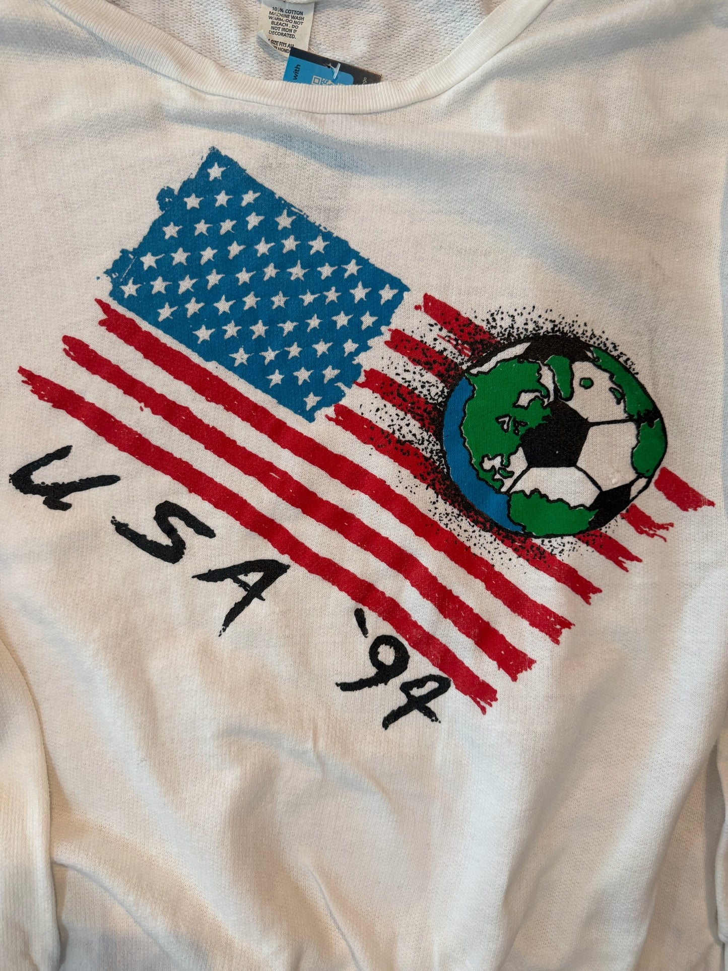 USA 1994 FIFA World Cup Soccer Sweatshirt, Size M