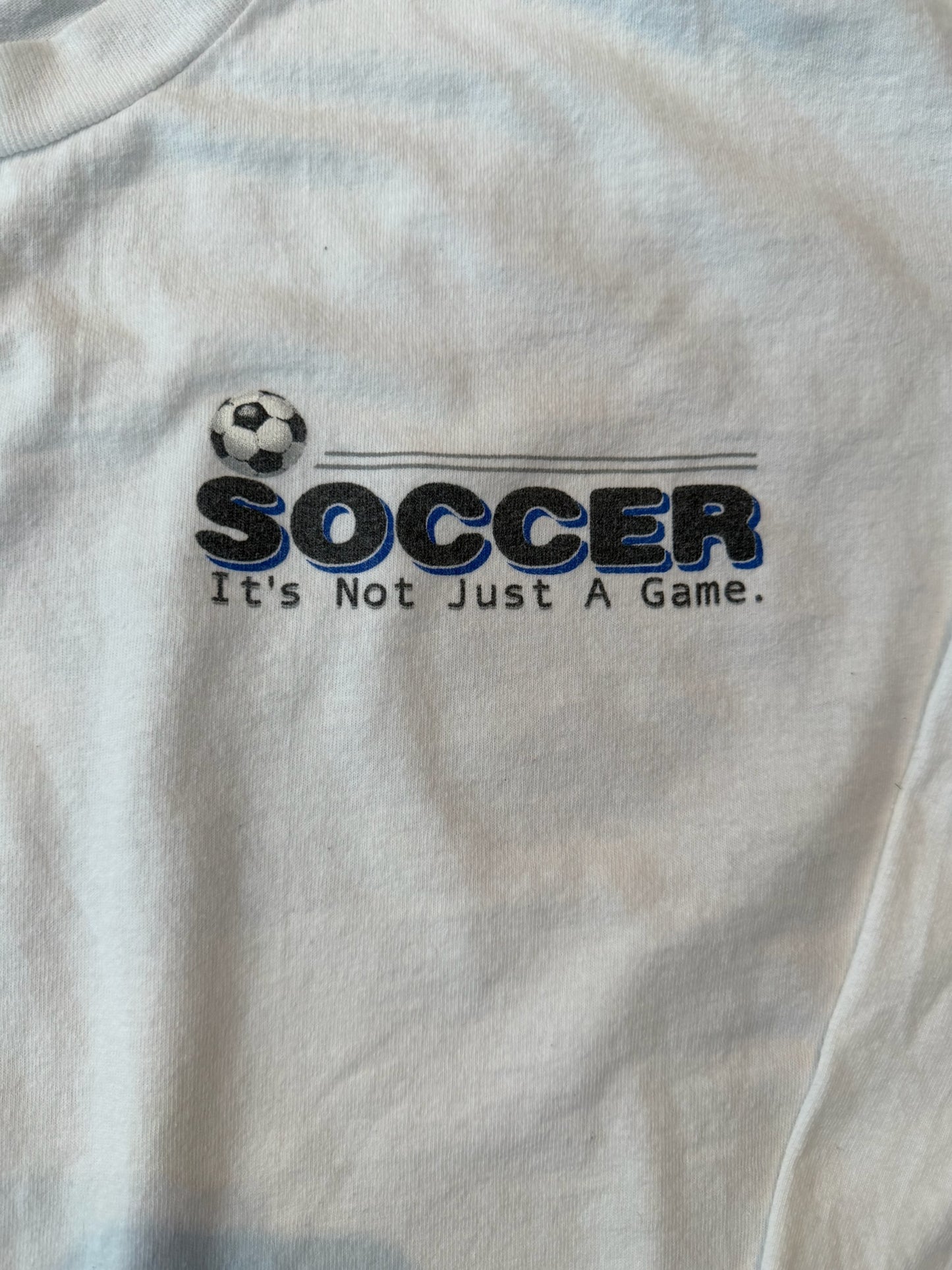 Vintage Soccer Long Sleeve Shirt Size XL
