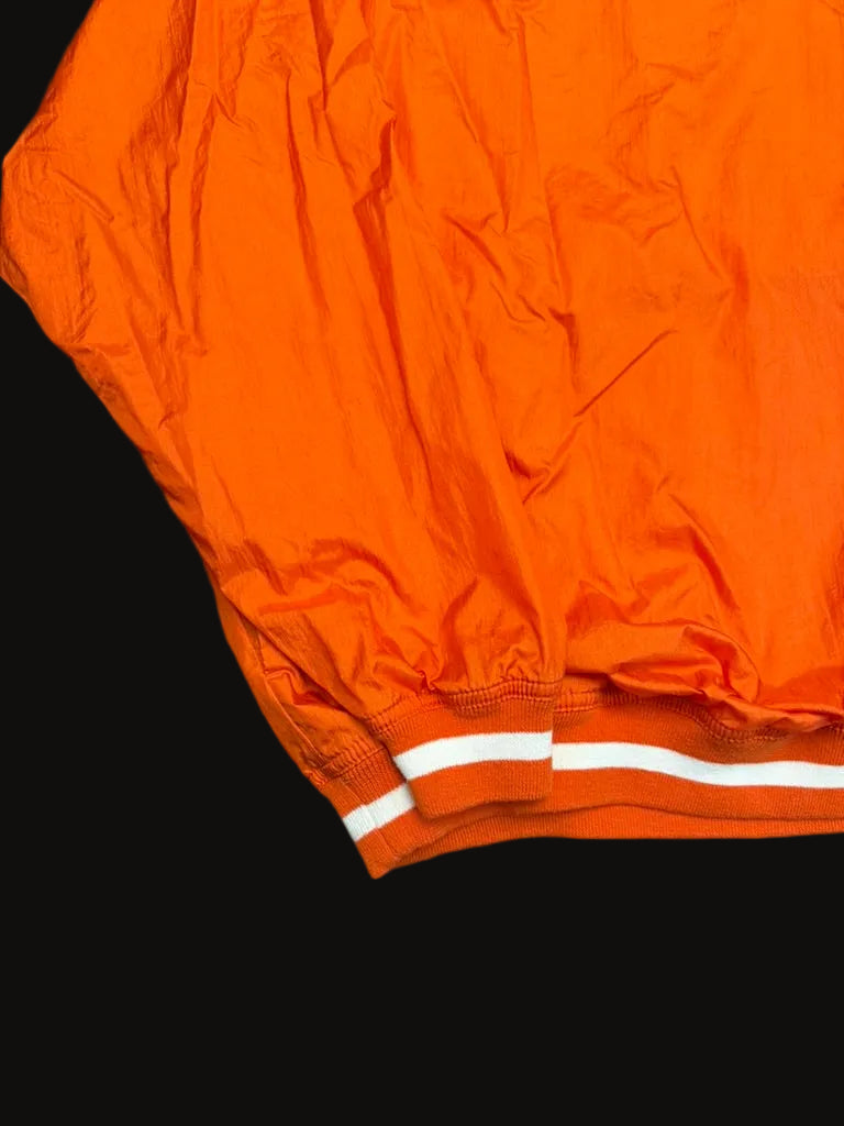 Vintage University of Tennessee Volunteers Embroidered Windbreaker Size XL Orange Nylon