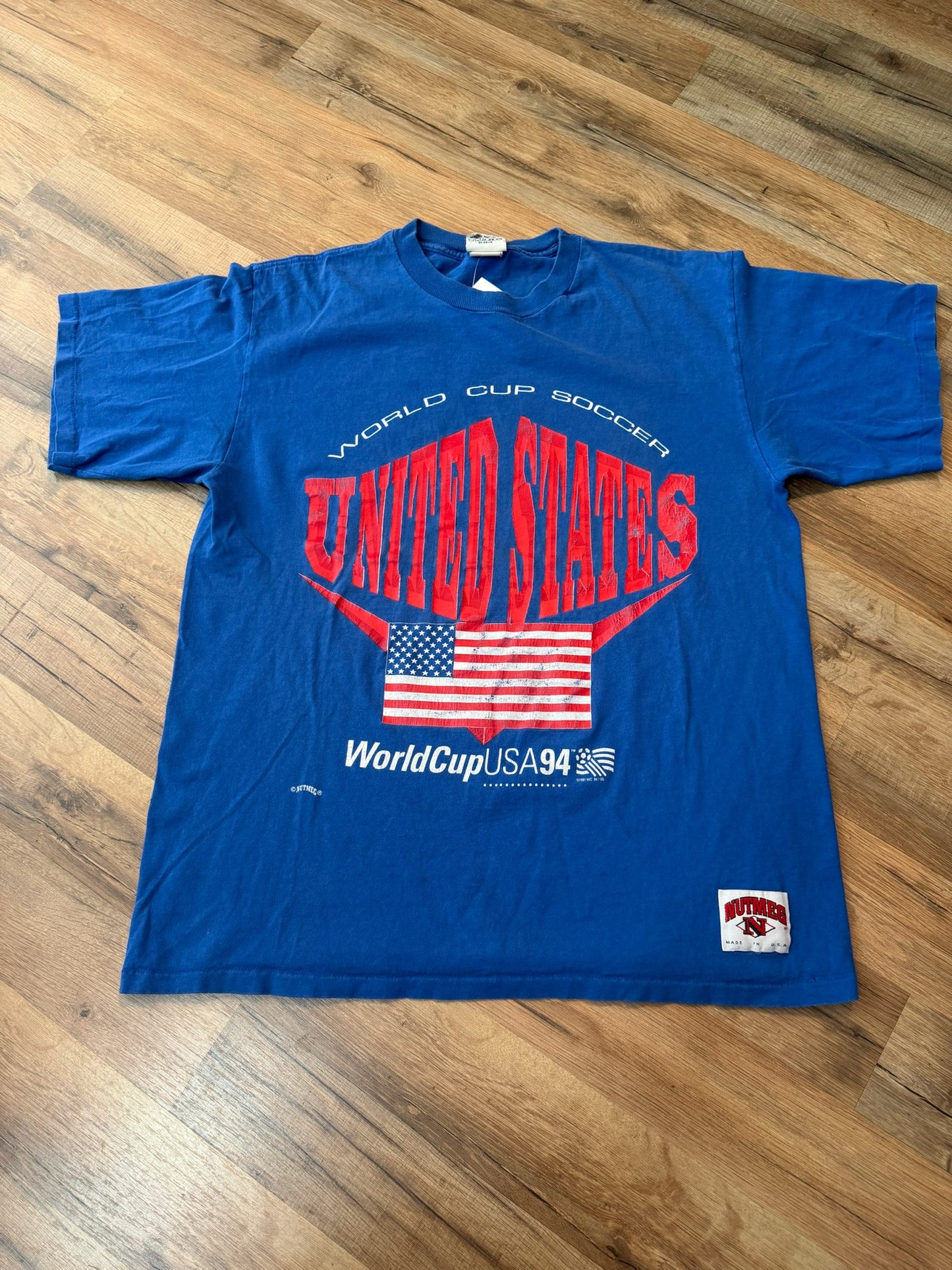 United States 1994 FIFA World Cup Soccer Tshirt, Size XL (062)