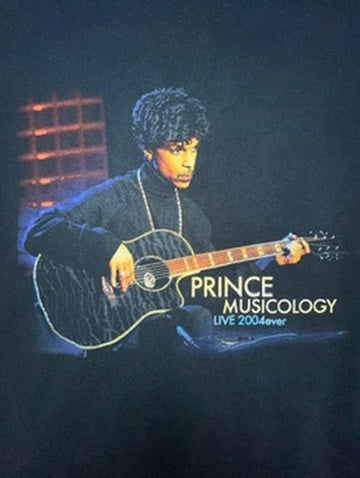 Vintage Prince Musicology Live 2004Ever Front Back Tour Back Large