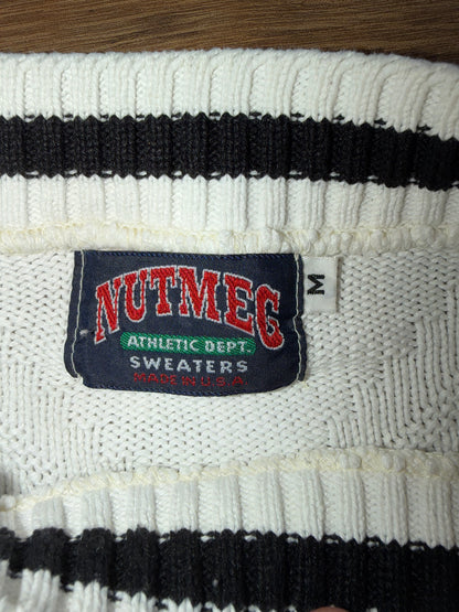 University of Colorado Buffaloes Knit Sweater Nutmeg Athletic White Medium