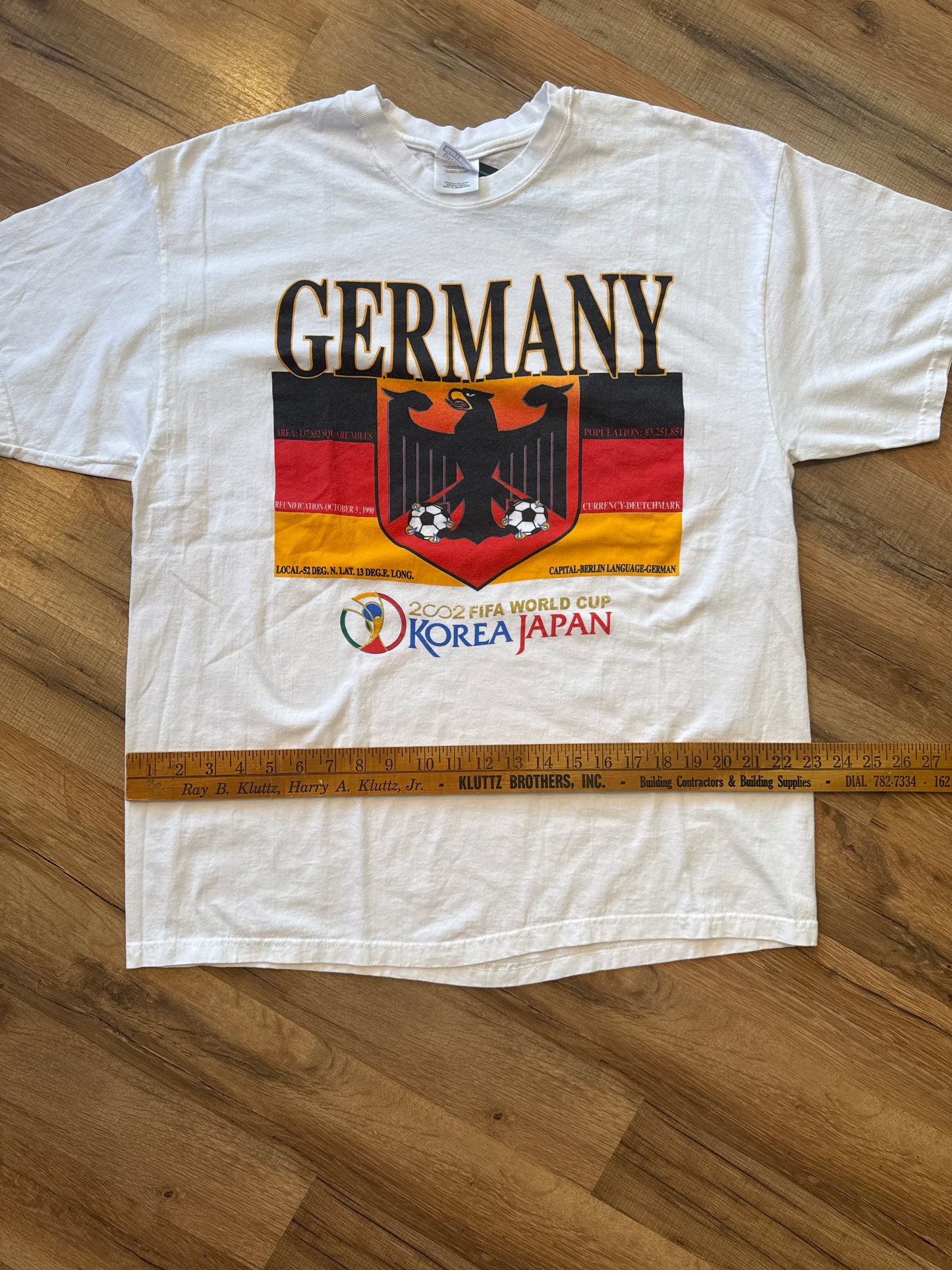 2002 FIFA World Cup Germany Tshirt, Size XL