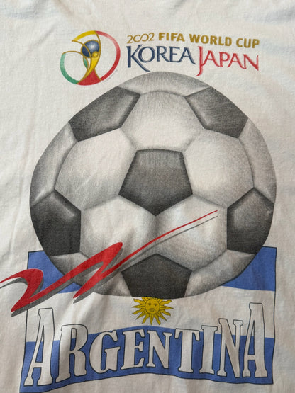 Argentina 2002 Korea Japan FIFA World Cup Soccer Tshirt, Size XL