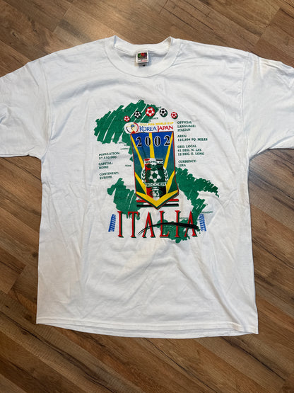2002 FIFA World Cup Italy (Italia) Tshirt, Size 2XL