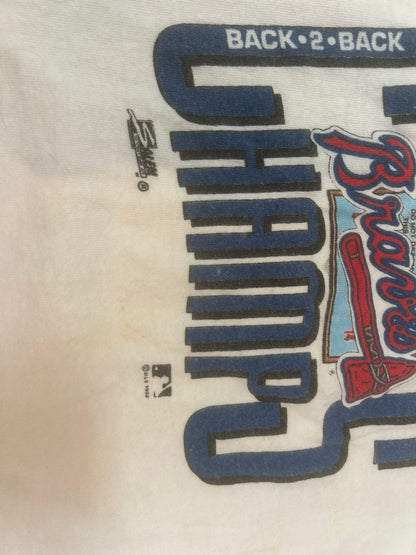 1992 Atlanta Braves Championship Tshirt, Size L