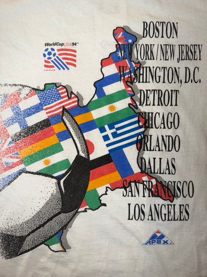 Apex One 1994 FIFA World Cup Soccer Tshirt, Size Youth Large