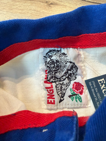 Vintage 1991 Umbro England World Cup Rugby Polo, Size Large