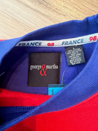 France 1998 FIFA World Cup Soccer Sweatshirt , Size Large
