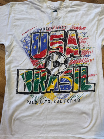 1994 FIFA World Cup USA v Brazil Tshirt, Size L