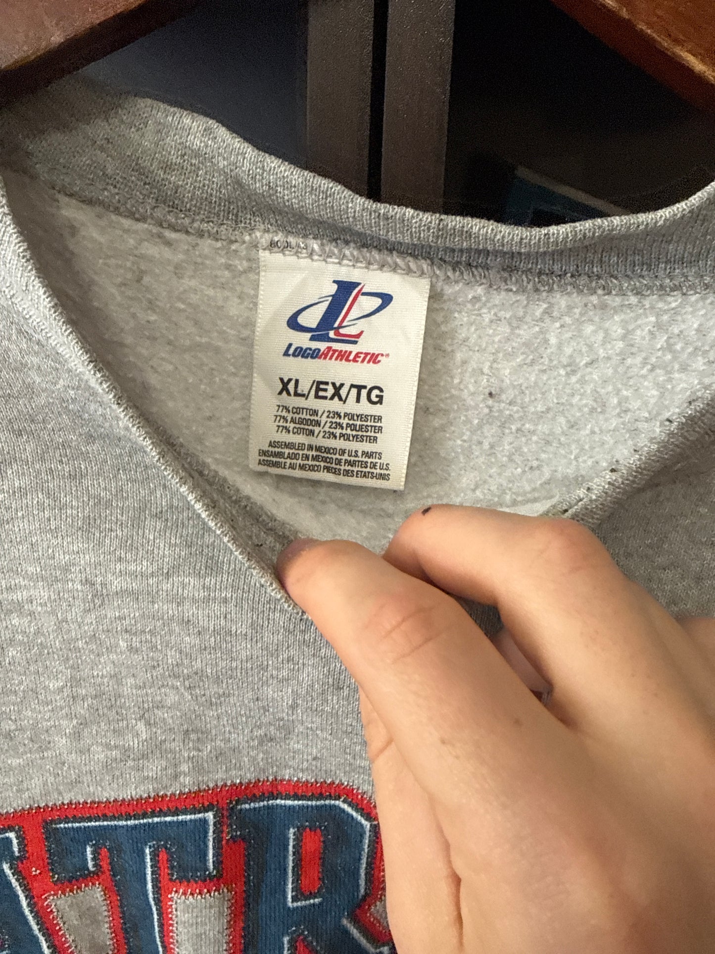 90s New England Patriots Logo Athletic Crewneck, Size XL