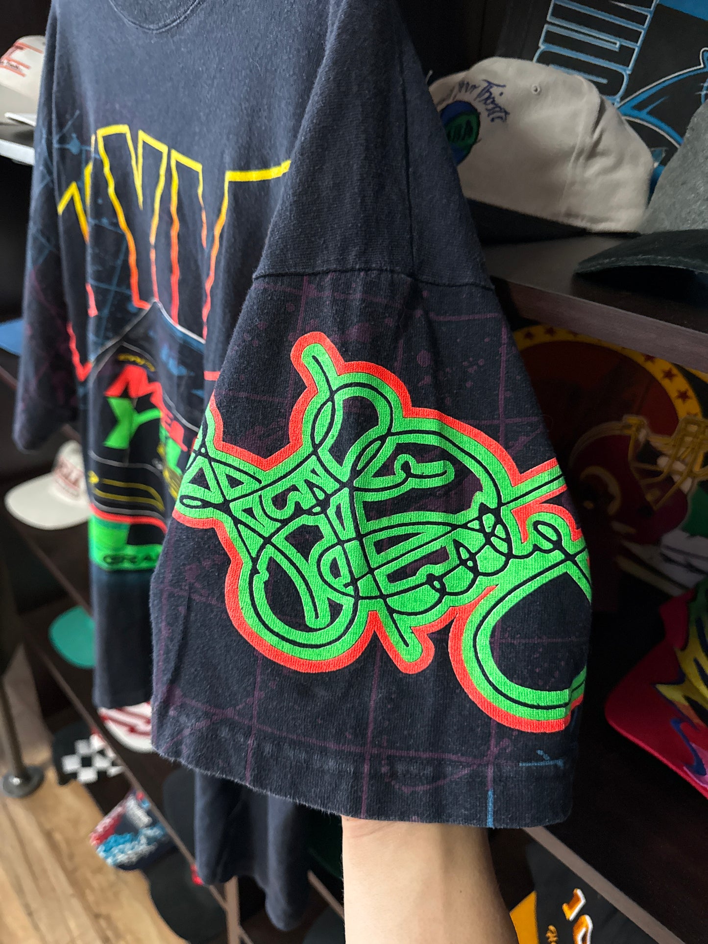 1993 Kyle Petty Mello Yellow NASCAR AOP, Size XL