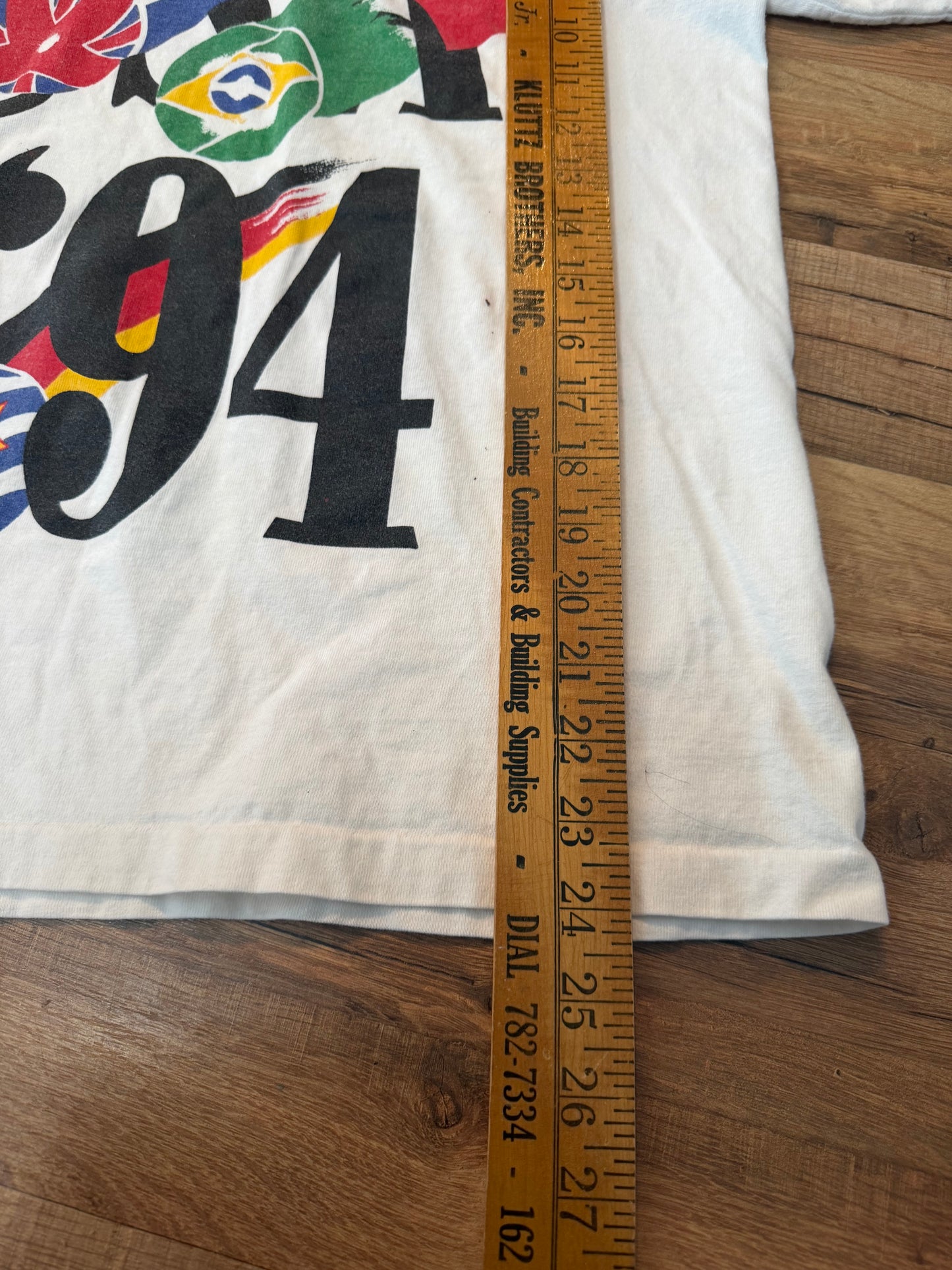 Umbro 1994 FIFA World Cup Soccer Tshirt, Size Adult Small
