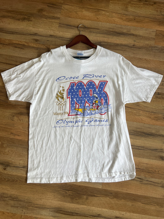 1996 Atlanta Olympics Ocoee River Tshirt, Size XL