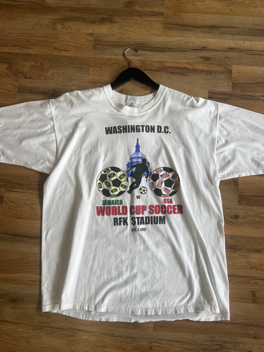 1997 World Cup Qualifier Jamaica Tshirt, Size XL