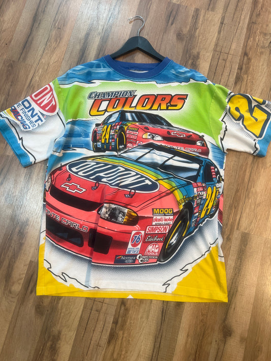 1996 NASCAR Jeff Gordon All Over Print AOP, Size XL