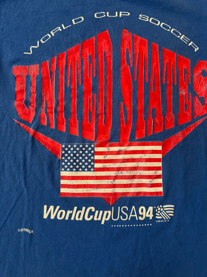 United States 1994 FIFA World Cup Soccer Tshirt, Size XL (062)