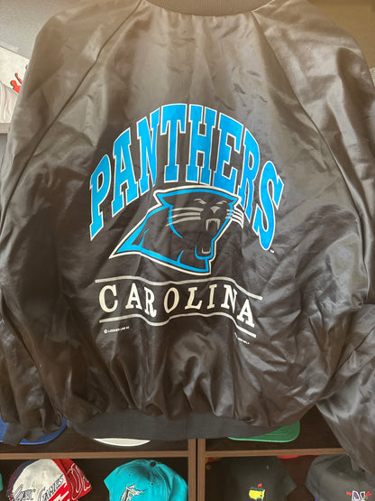 90s Panthers Puffer Bomber Jacket, Size XL