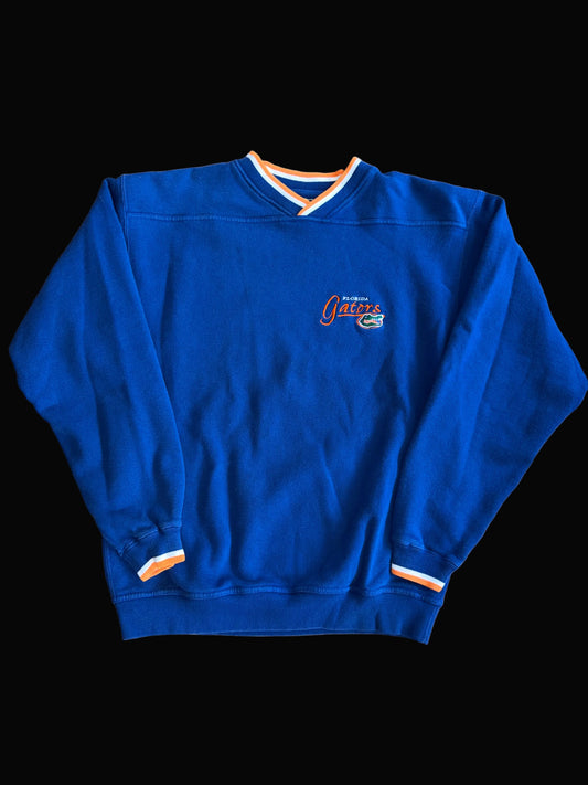 University of Florida Gators Crewneck Sweater Sports One Medium Blue Orange Medium