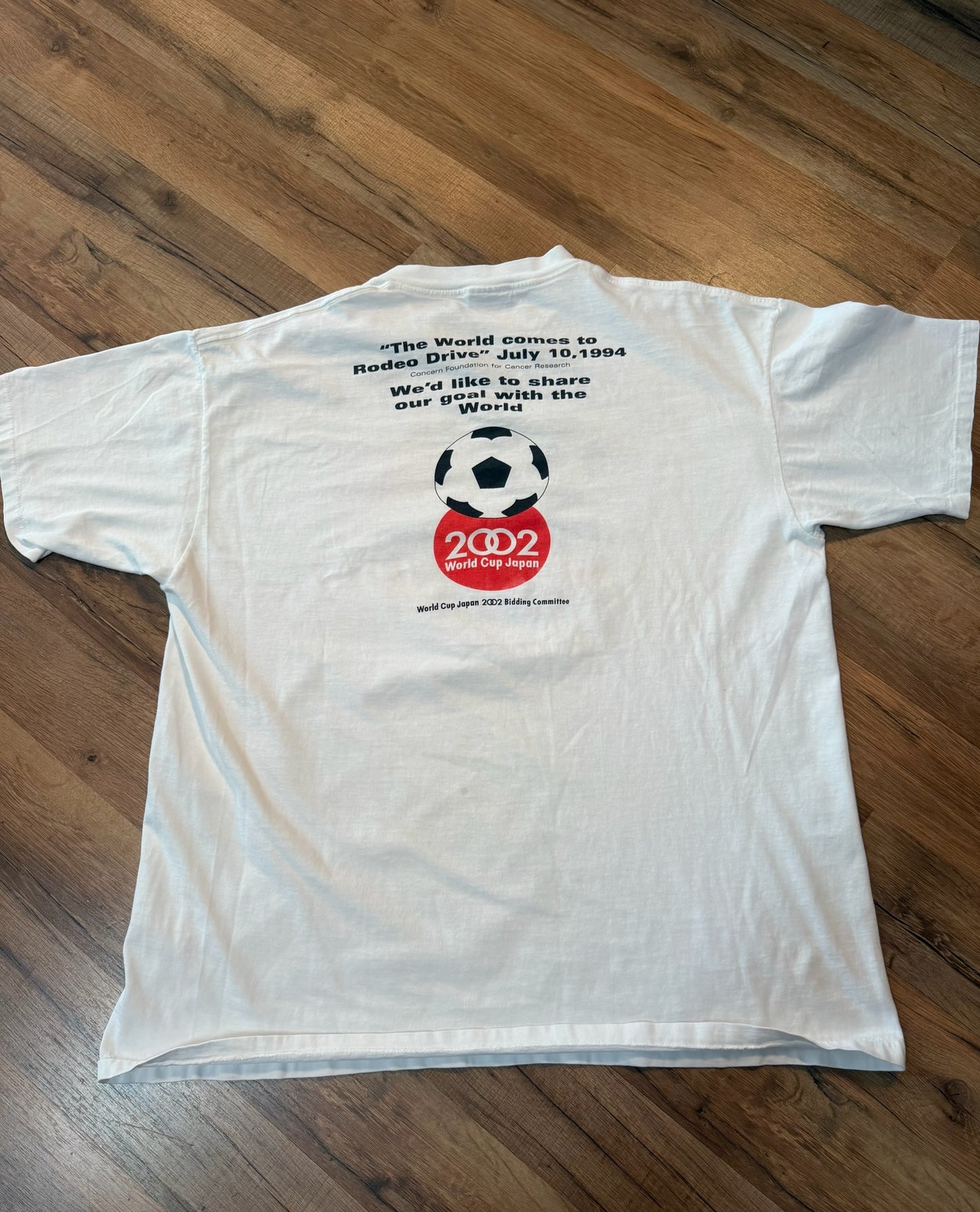 1994 FIFA World Cup Bidding Committee Japan 2002 Promo Shirt, Size XL