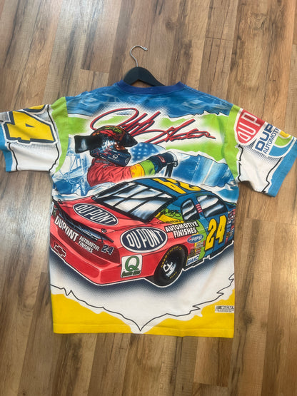 1996 NASCAR Jeff Gordon All Over Print AOP, Size XL