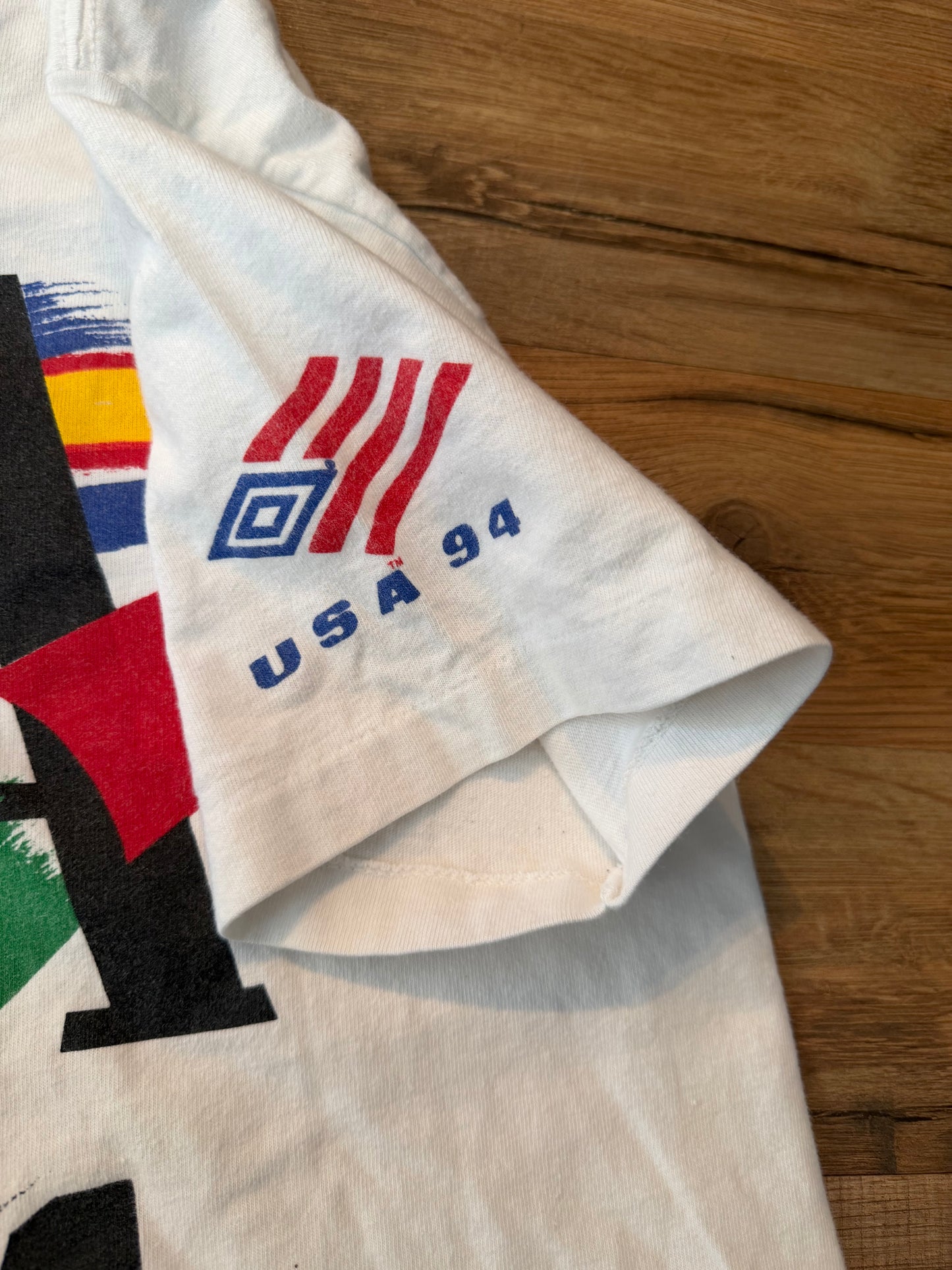 Umbro 1994 FIFA World Cup Soccer Tshirt, Size Adult Small