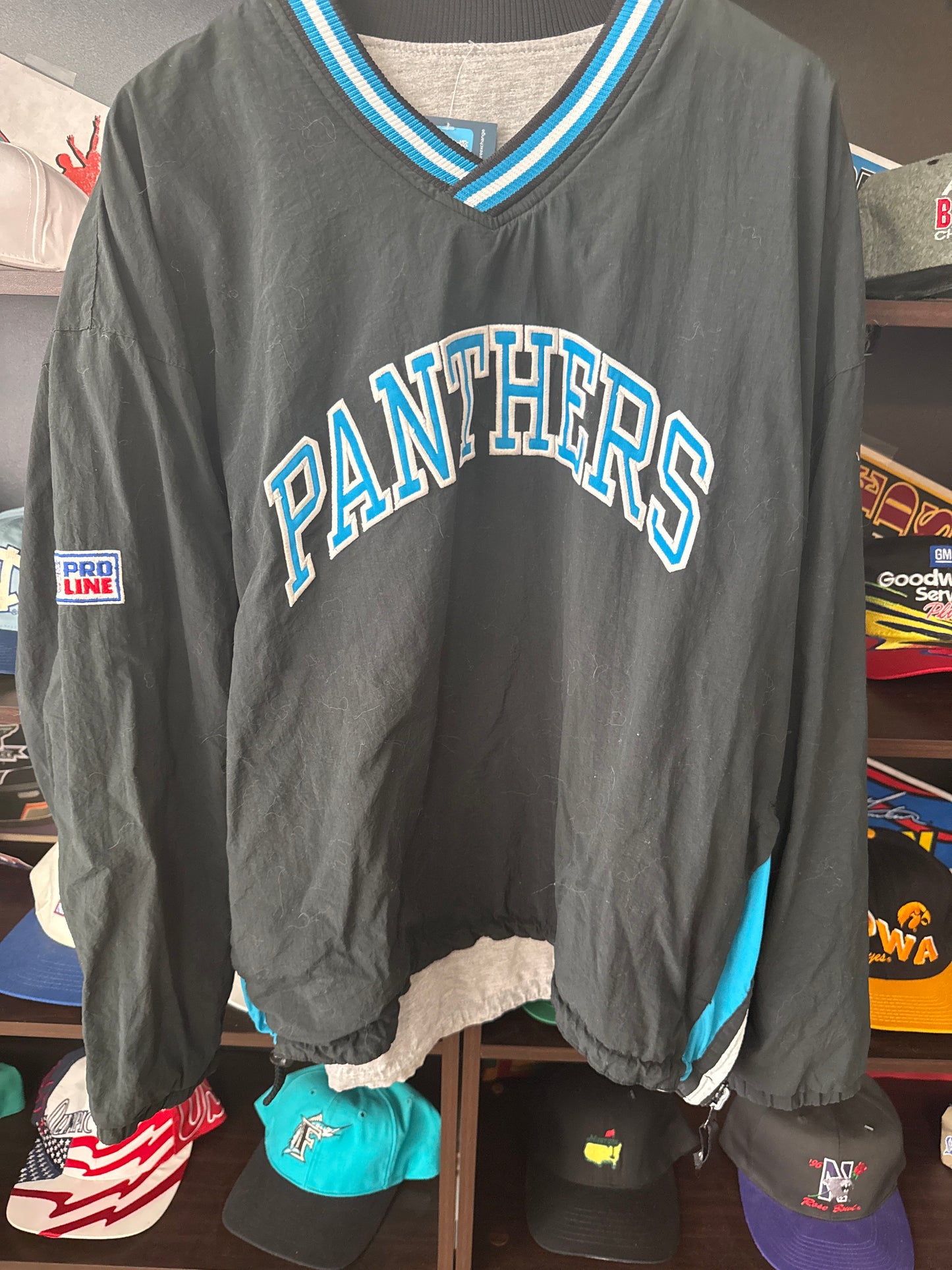 90s Panthers Starter Sweatshirt Reversible, Size XL