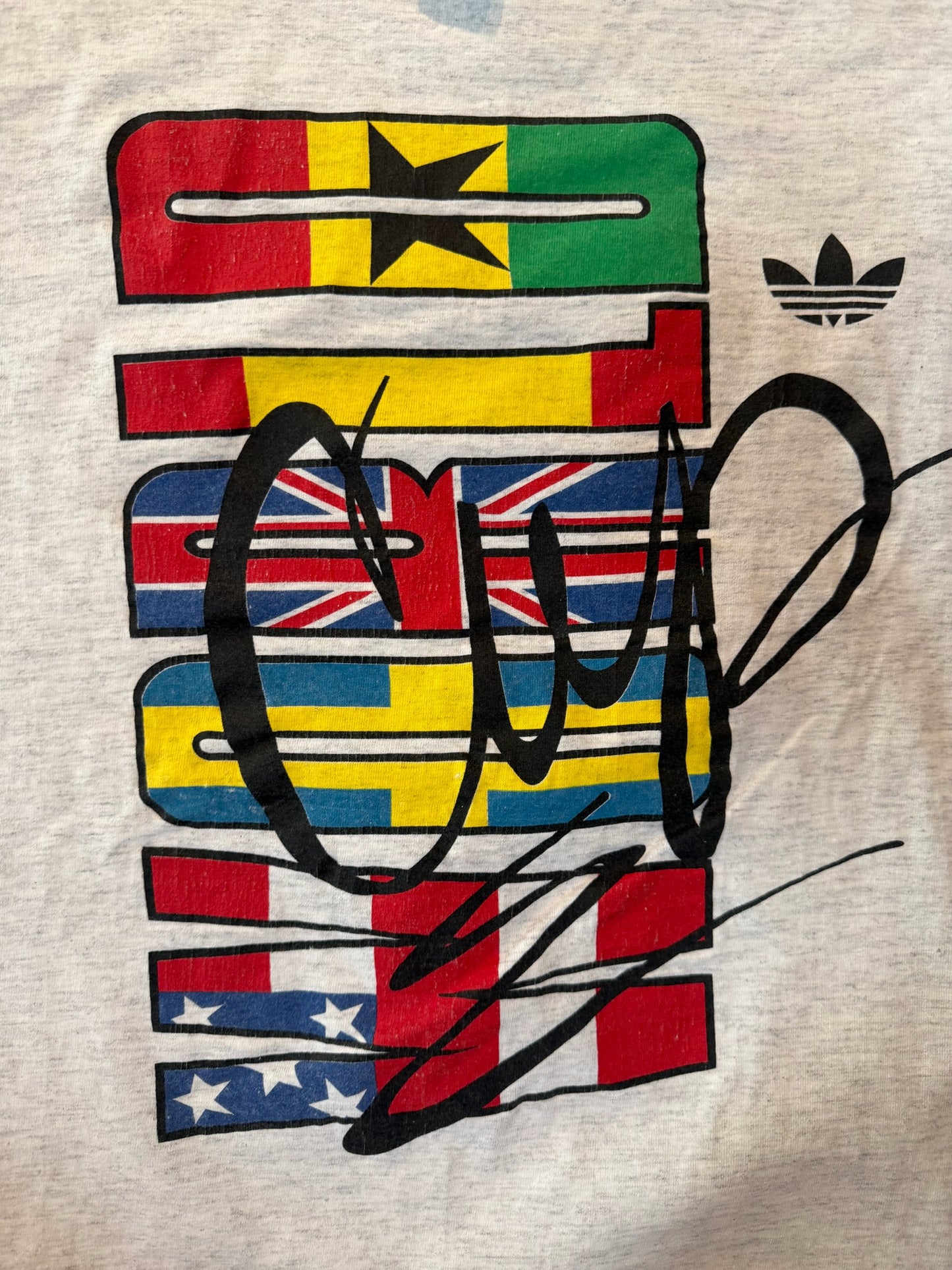 Vintage Adidas 1994 FIFA World Cup Soccer Tshirt, Size XL