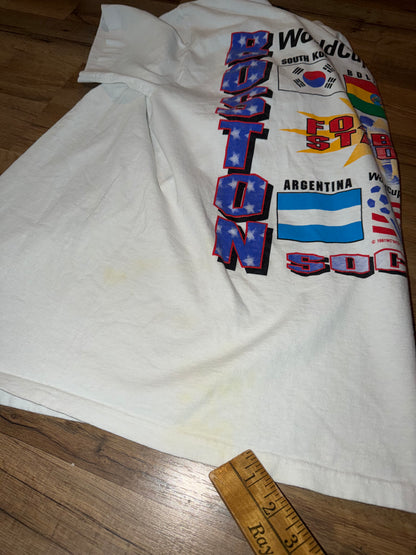 Boston 1994 FIFA World Cup Soccer Tshirt, Size L