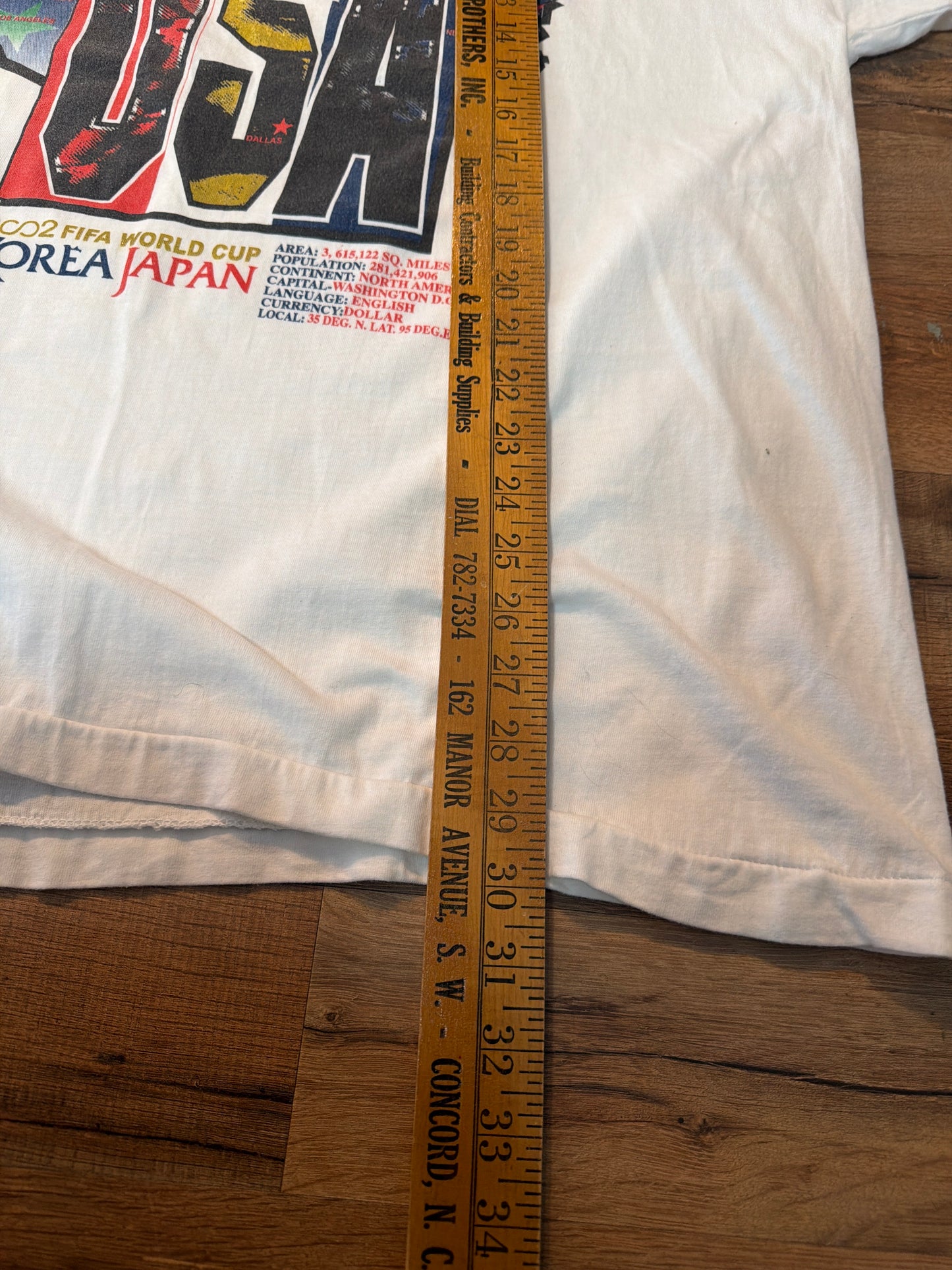 2002 FIFA World Cup USA Tshirt, Size 2XL