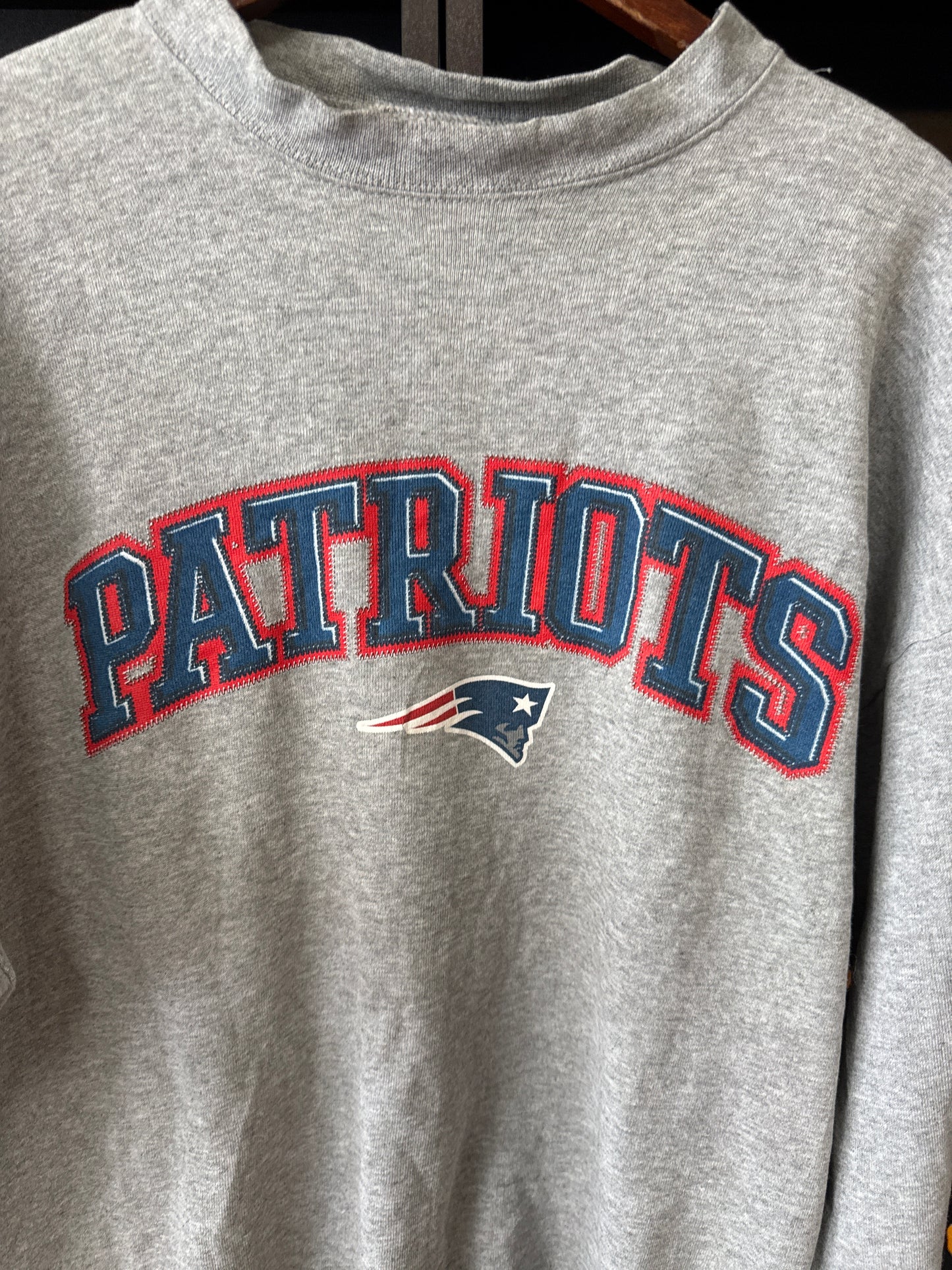 90s New England Patriots Logo Athletic Crewneck, Size XL