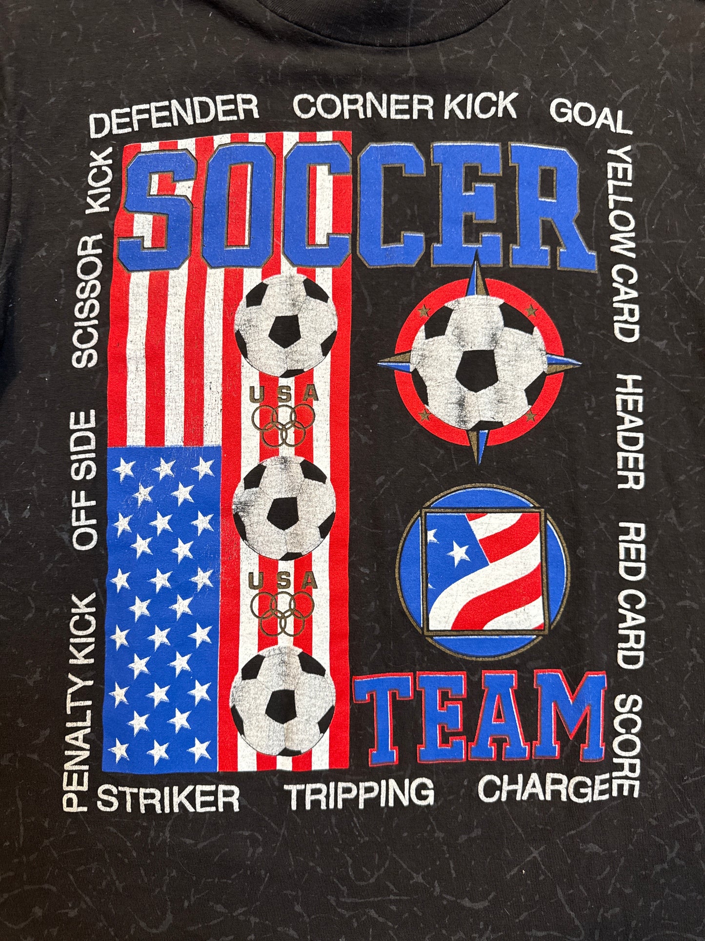 1996 World Cup USA Soccer Olympics Tshirt, Size M