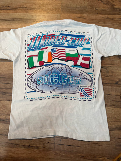 VTG 1994 FIFA World Cup Soccer Tshirt, Size Extra Small