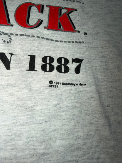 1991 North Carolina State Wolfpack Double Lined Large Signal Sports Grey