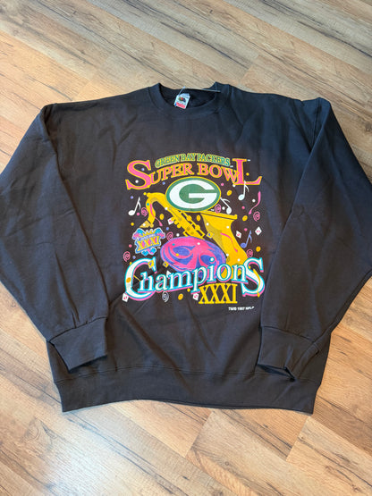 Green Bay Packers Super Bowl XXXI 1997 Size XL