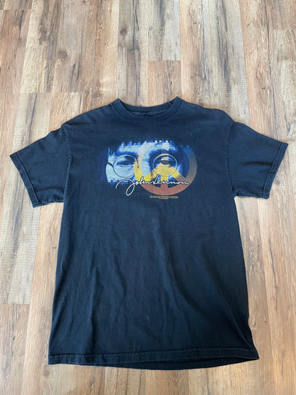 2005 John Lennon Black T-Shirt Size Medium